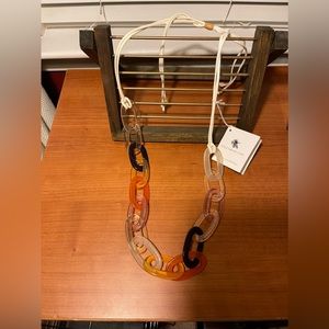 Noonday Collection Rainbow Resin Necklace